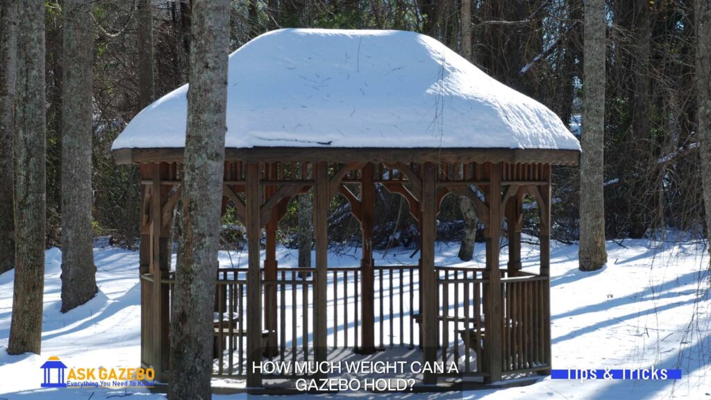 How Much Weight Can A Gazebo Hold