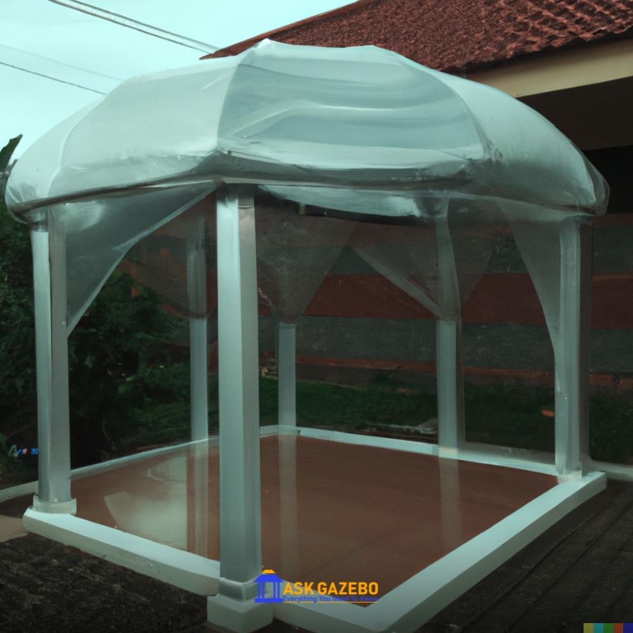 gazebo plexiglass enclosure design ideas 1