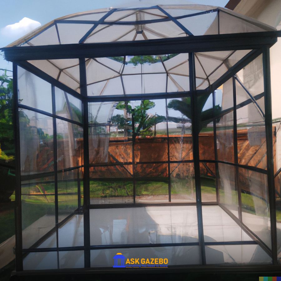 gazebo plexiglass enclosure design ideas 4