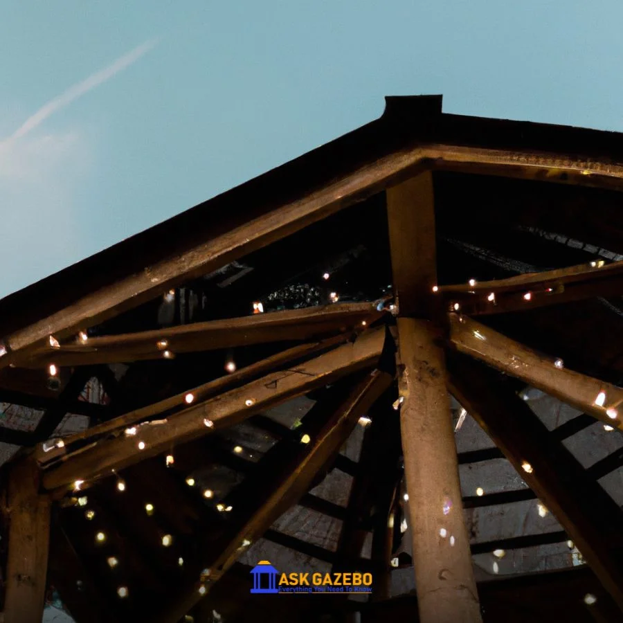 gazebo decoration ideas with string lights