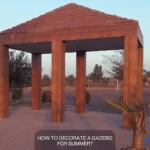 how to decorate a gazebo for summer