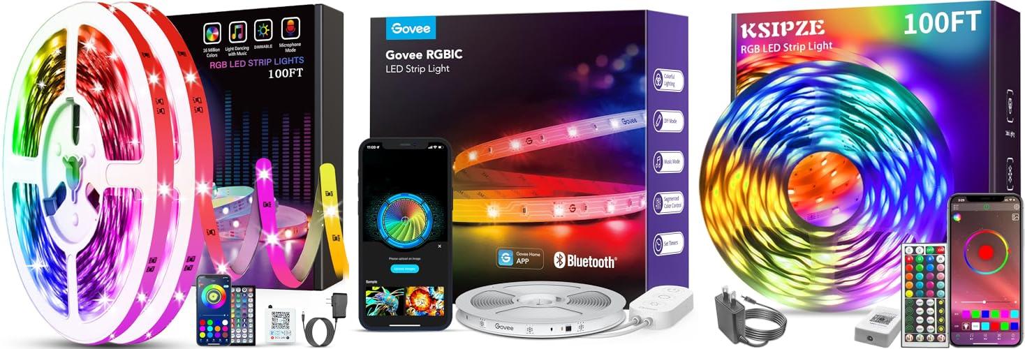 Top 5 Multicolor LED Strip Lights: Reviews & Buying Tips