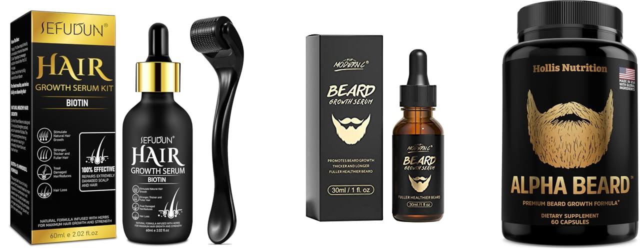 Top 5 Facial Hair Growth Products: Reviews, Benefits, & Results